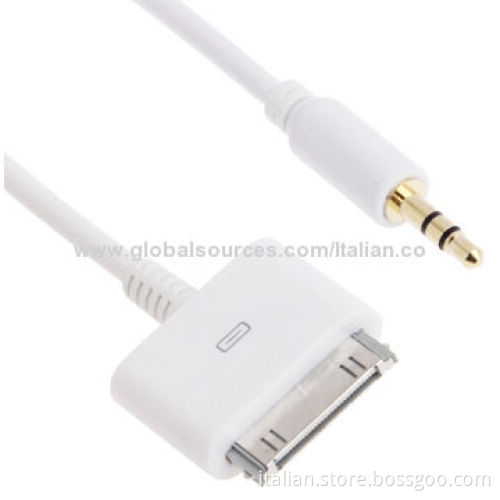 30 Pins to 3.5mm Jack Cable for iPhone 4/4s